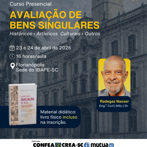 Curso/Evento: Curso: Avaliação de Bens Singulares
