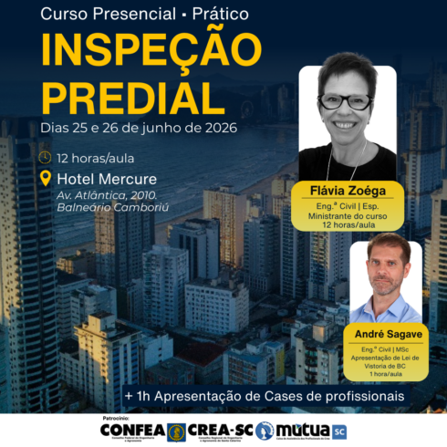 Curso/Evento: Curso Básico de Inspeção Predial