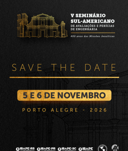 Curso/Evento: V Seminário Sul-Americano de Avaliações e Perícias de Engenharia